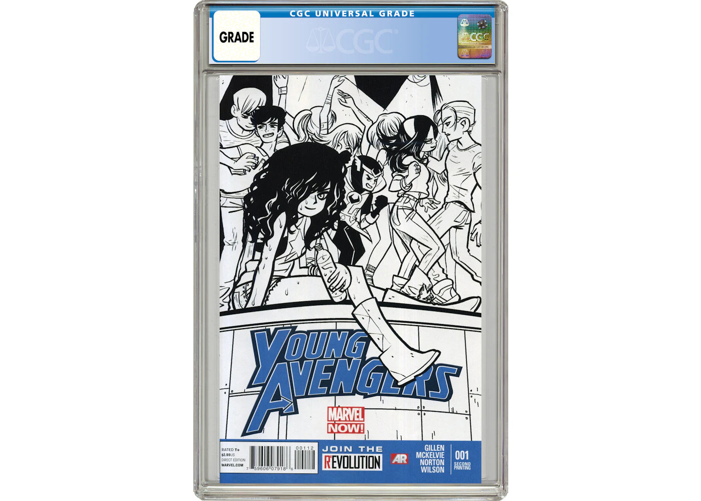 Marvel Young Avengers (2012 2nd Series) #1E Comic Book CGC Graded