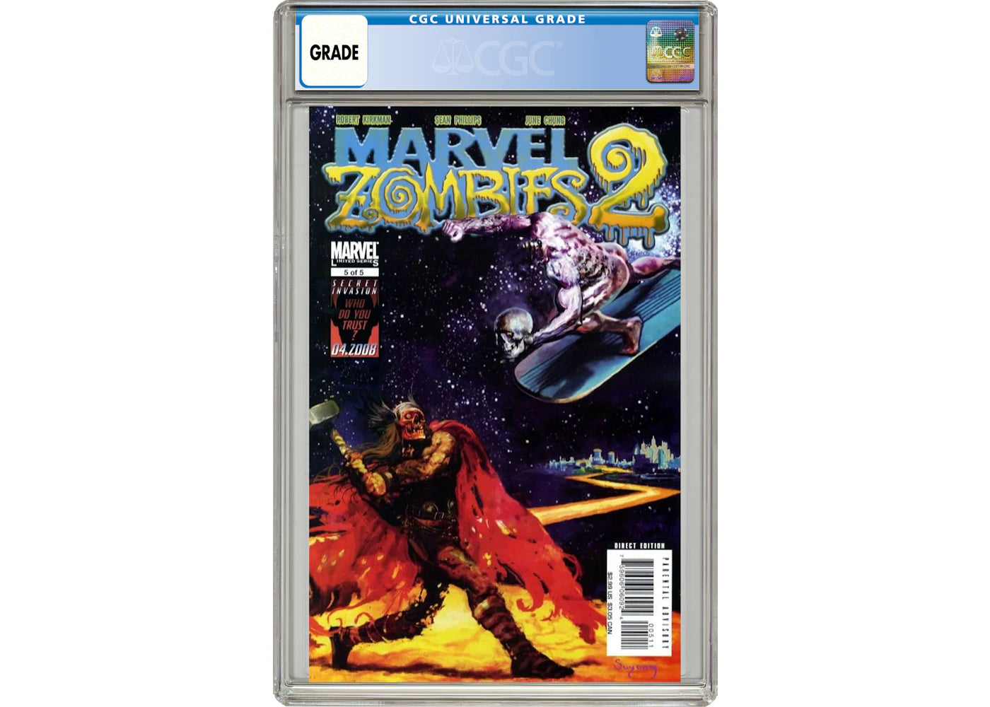 Marvel Zombies #2 (2007) #5 Comic Book CGC Graded