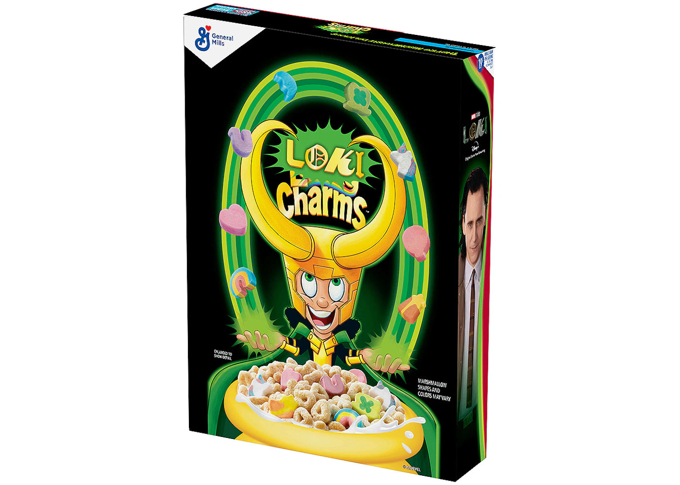 Marvel x Lucky Charms Loki Charms Cereal (Not Fit For Human Consumption)