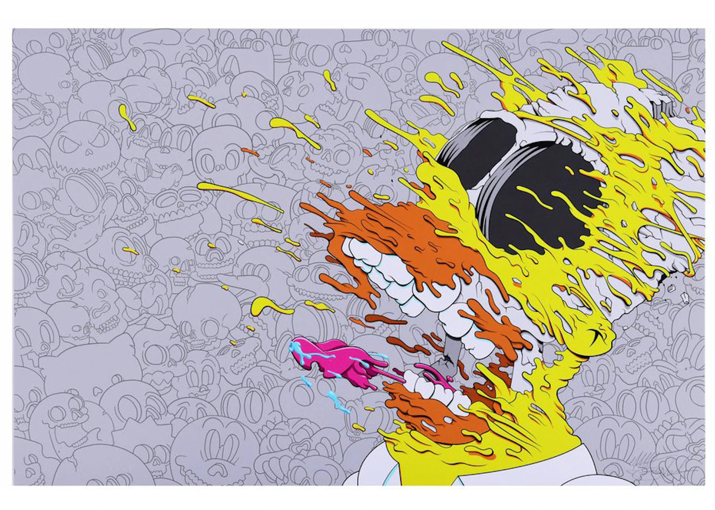 Matt Gondek Decontructeed D'Oh Nut Print (Signed, Unnumbered Edition)