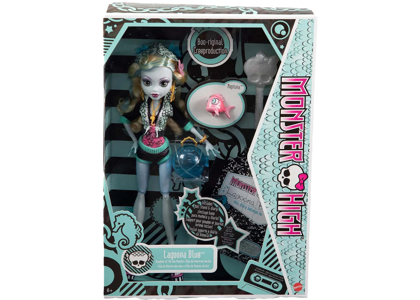 Mattel Monster High Lagoona Blue Reproduction Doll