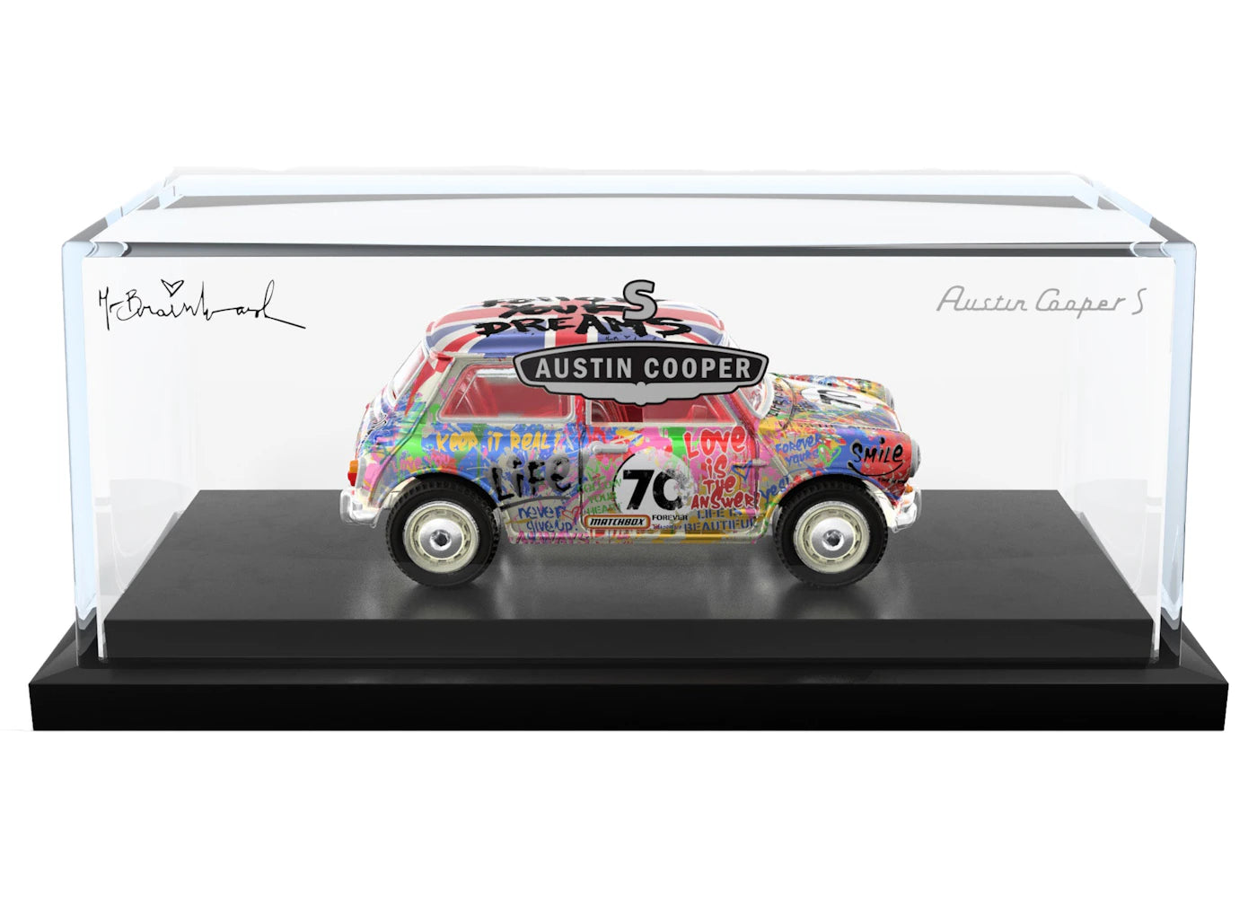 Mattel Matchbox x Mr Brainwash 1964 Austin Mini Cooper S