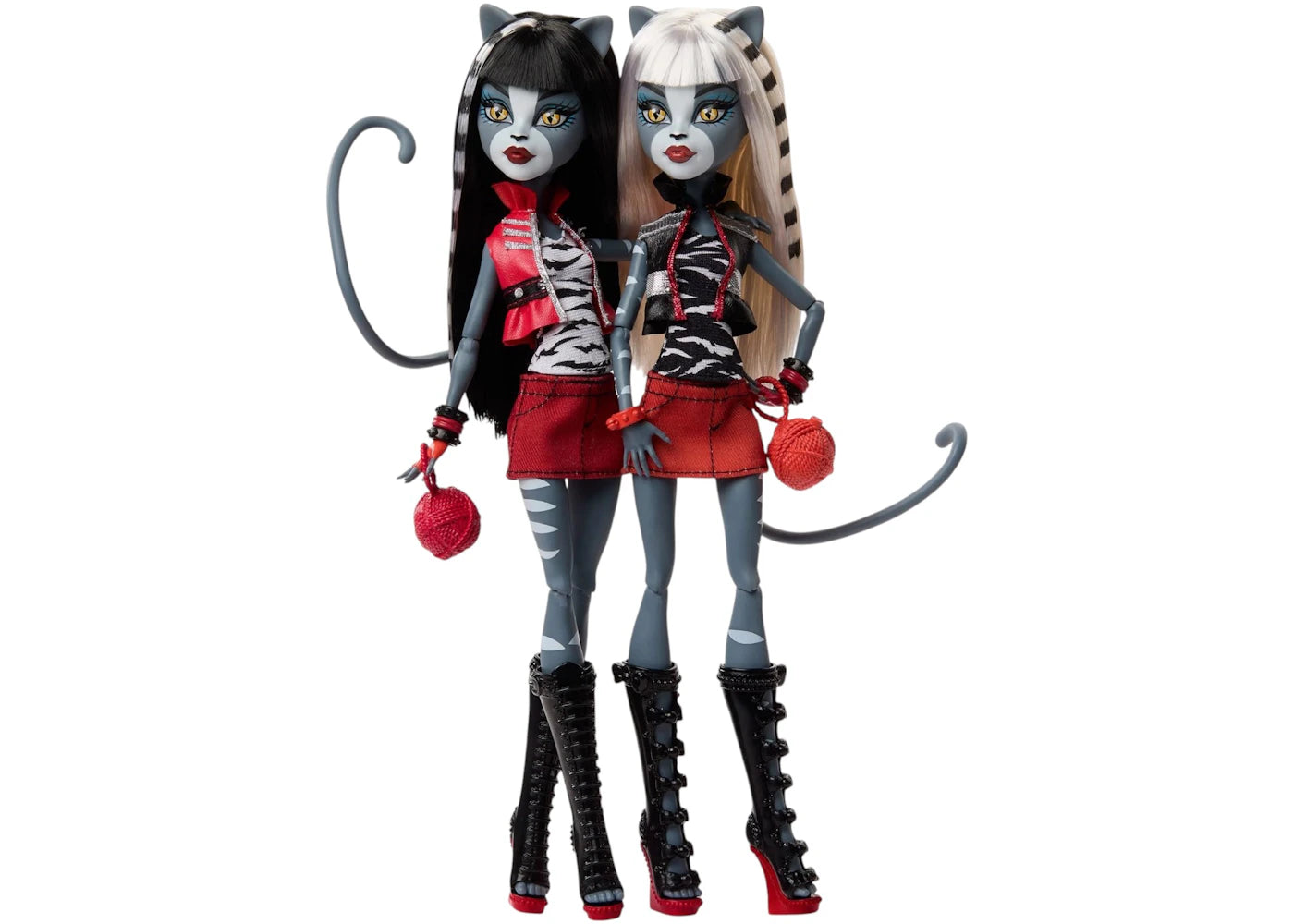 Mattel Monster High Boo-riginal Creeproduction G1 Meolowdy and Purrsephone Dolls 2-Pack