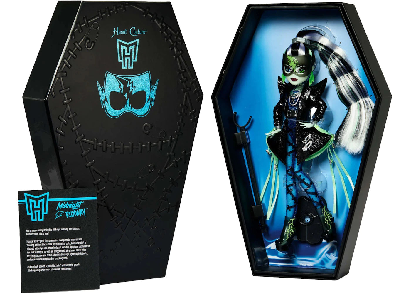 Mattel Monster High Haunt Couture Midnight Runway Frankie Stein Doll
