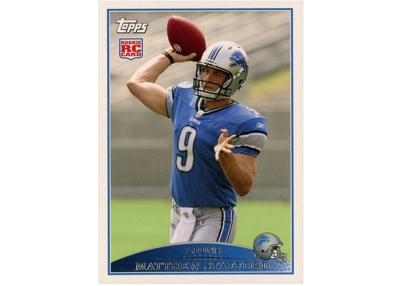 Matthew Stafford 2009 Topps Rookie #430 (Ungraded)