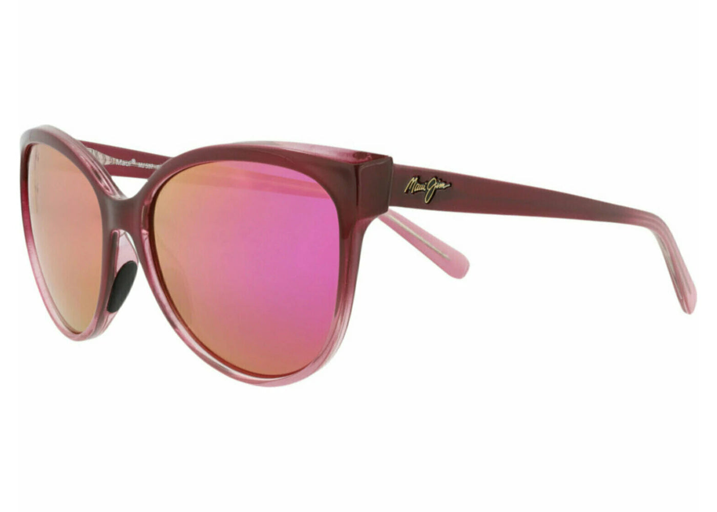 Maui Jim Cat Eye Sunglasses Burgundy/Burgundy/Sunrise (P537-07A)