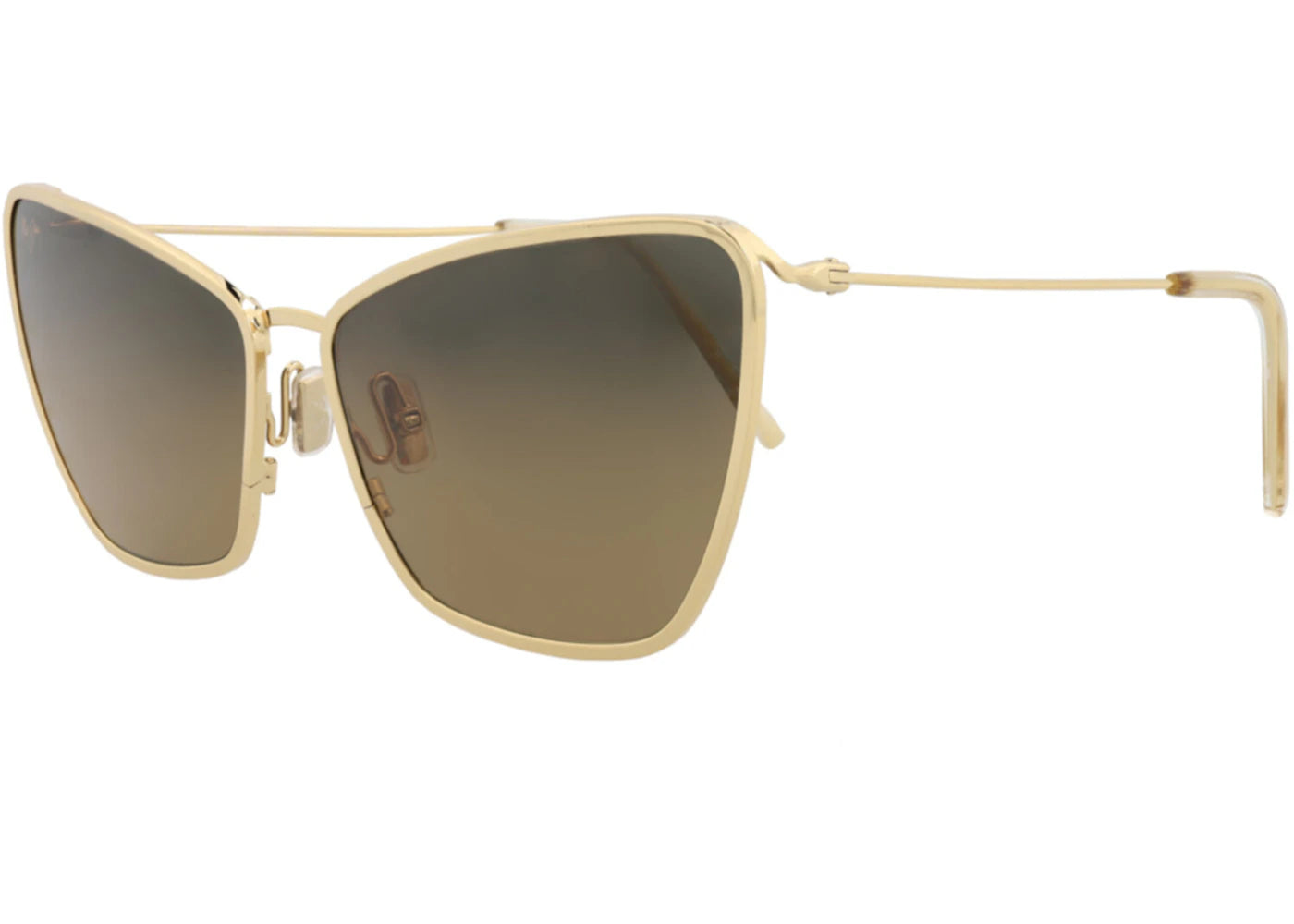 Maui Jim Cat Eye Sunglasses Gold Gold Bronze (HS823-16)
