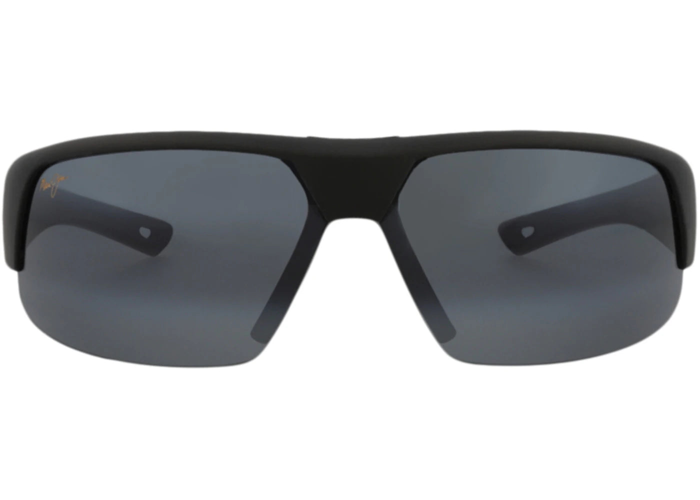 Maui Jim Shield-Frame Nylon Sunglasses Black Black Grey (523-02MR)