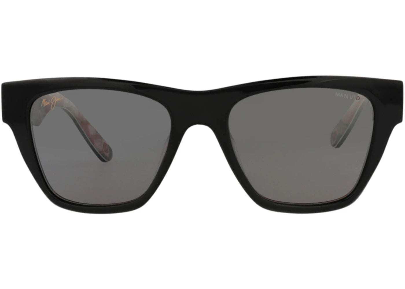 Maui Jim Square-Frame Acetate Sunglasses Black Black Silver (DSB832-36UTD)