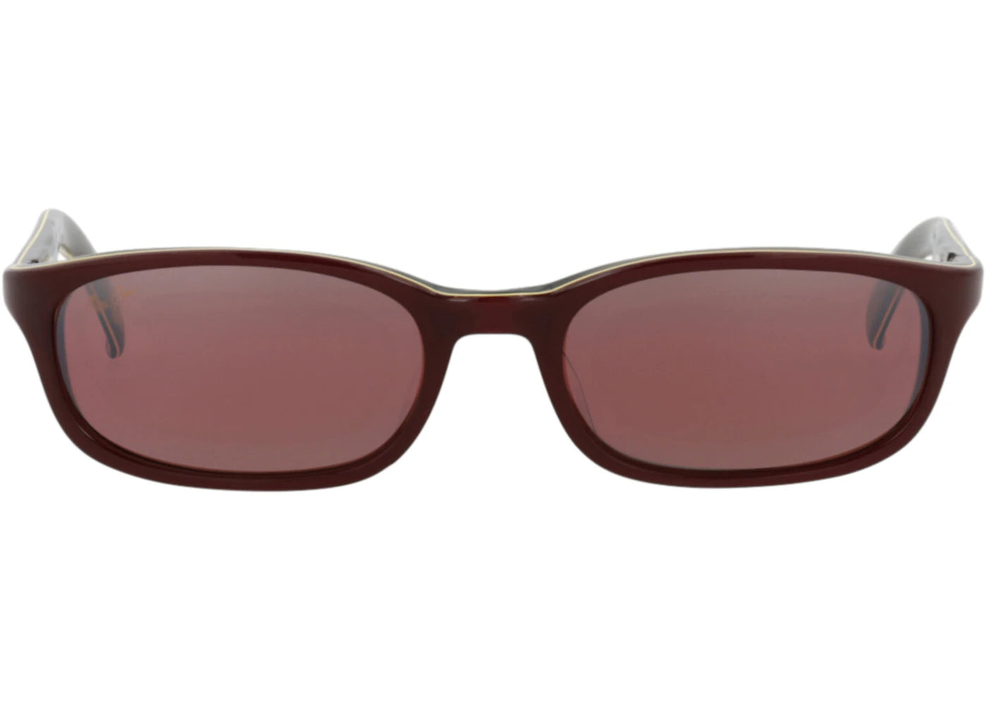 Maui Jim Square-Frame Acetate Sunglasses Burgundy Burgundy Rose (R138-13)