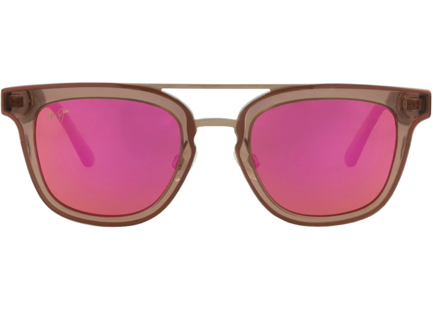 Maui Jim Square-Frame Acetate Sunglasses Burgundy Tortoise Burgundy Rose (P844-19B)