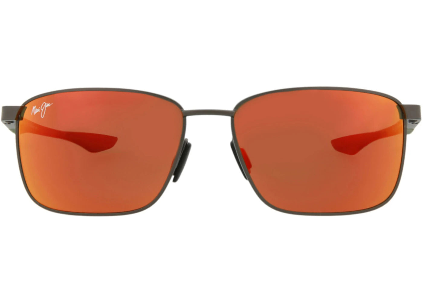 Maui Jim Square-Frame Monel Sunglasses Gunmetal Gunmetal Lava (RM856-02)