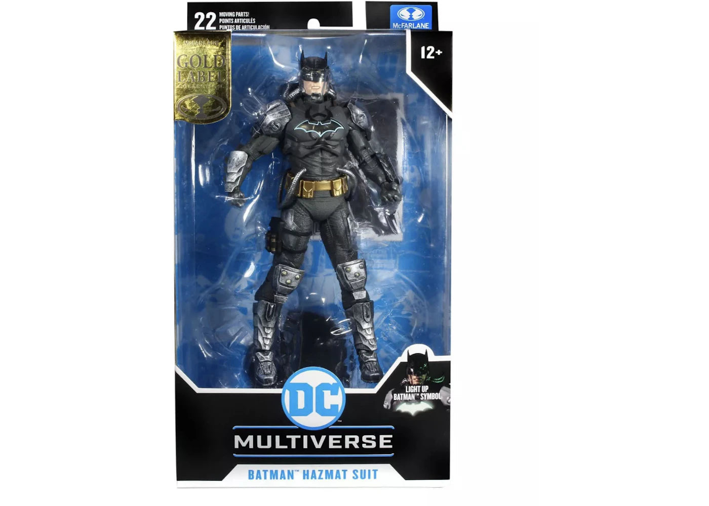 McFarlane Toys DC Comics Multiverse Batman Hazmat Suit Gold Label 7 Inch Action Figure Black