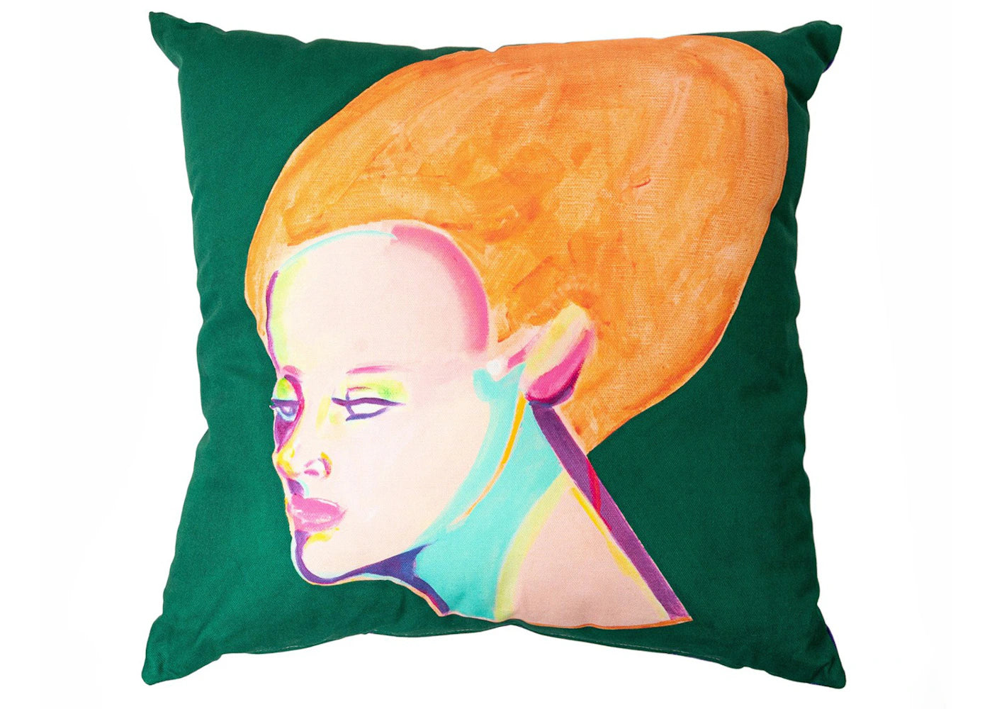 Medicom MLE Saiko Otake Mannequin Head Green Square Cushion Green