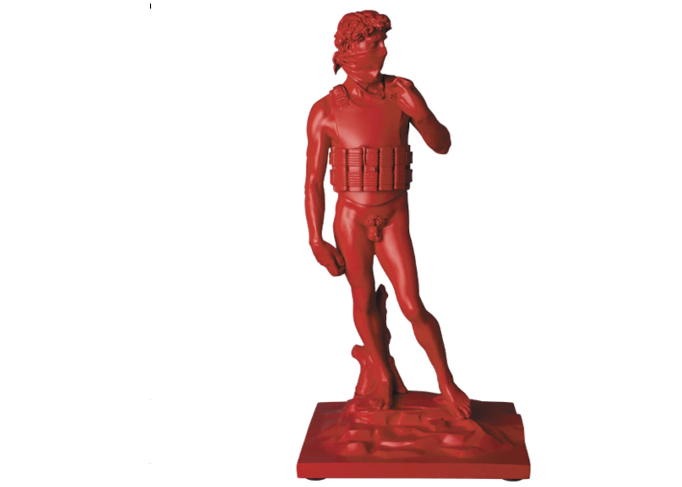 Banksy SUICIDE MAN Figure Red