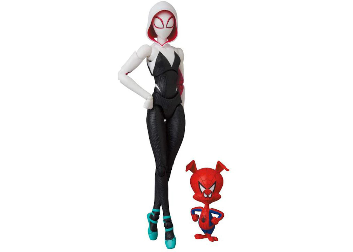 Medicom Spider-Man: Into The Spider-Verse MAFEX No.134 Spider-Gwen & Spider-Ham Action Figure