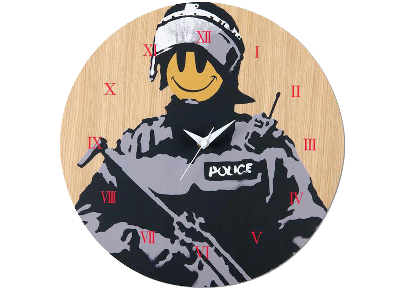 Medicom Karimoku Riot Cop Wall Clock