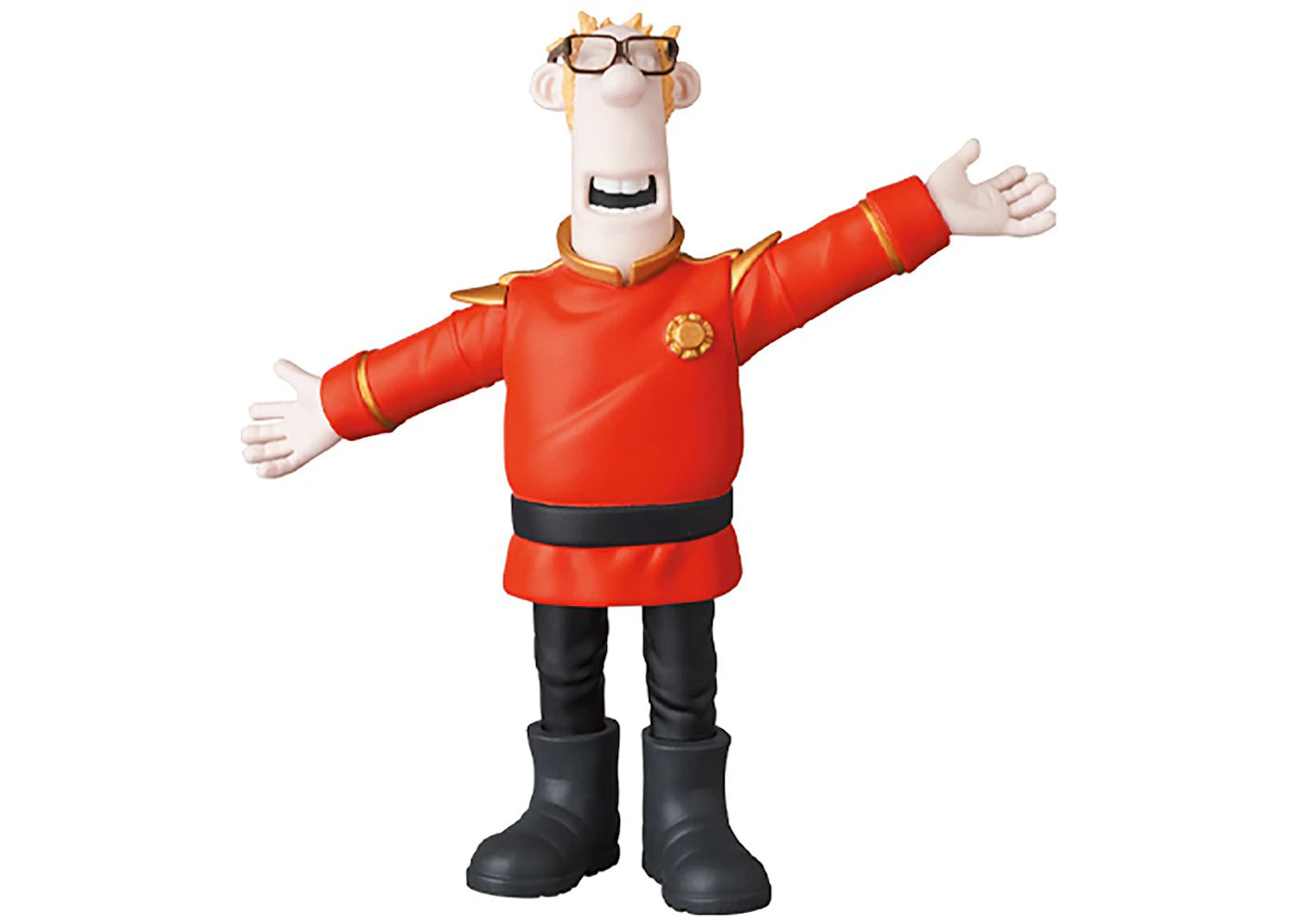 Medicom UDF A Shaun the Sheep Movie Farmageddon Farmer Farmageddon Costume Figure Red