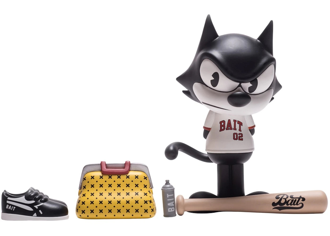 Medicom x Dreamworks x SWITCH Collectibles x Felix the Cat Slugger 6 Inch Figure #2 Orange County