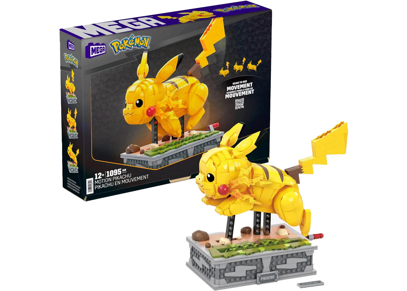 Mega Construx Pokemon Motion Pikachu Building Figure Set