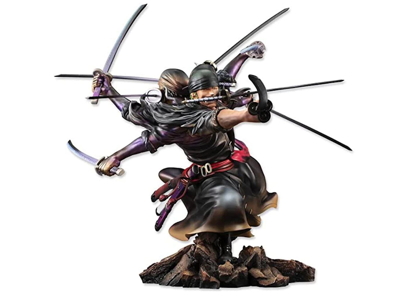 MegaHouse One Piece Portrait of Pirates Wa-Maximum Roronoa Zoro Action Figures Multi