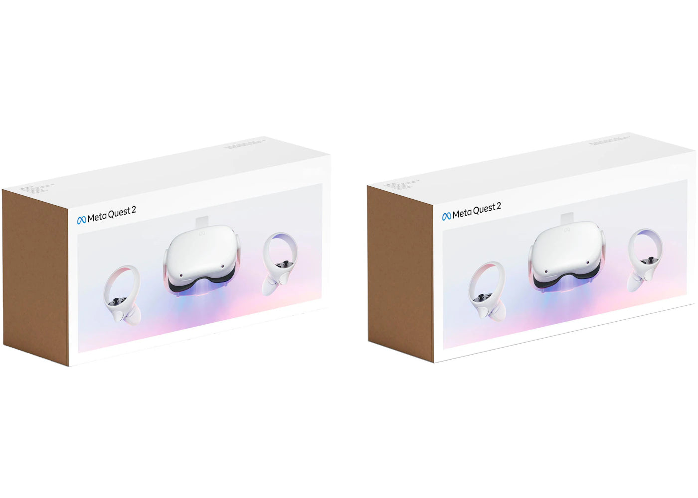 Meta Quest 2 128GB VR Headset (US Plug) 2x Lot