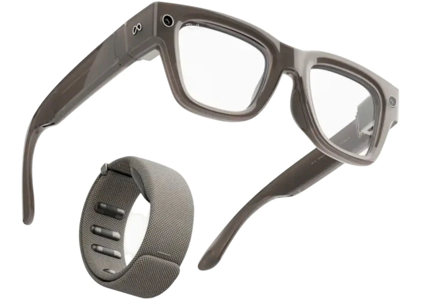 Meta x Ray-Ban Display & Neural Band AI Glasses (Standard Size 3) SK-1001221-01 Sand