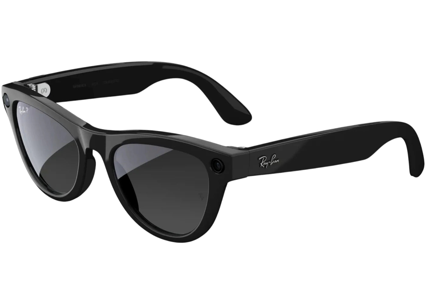 Meta x Ray-Ban Skyler Glasses (Gen 2) Standard 0RW4014_601/T352 Shiny Black/Gradient Graphite