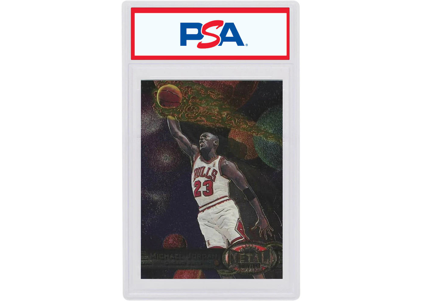 Michael Jordan 1997 Metal Universe #23 (PSA or BGS Graded)