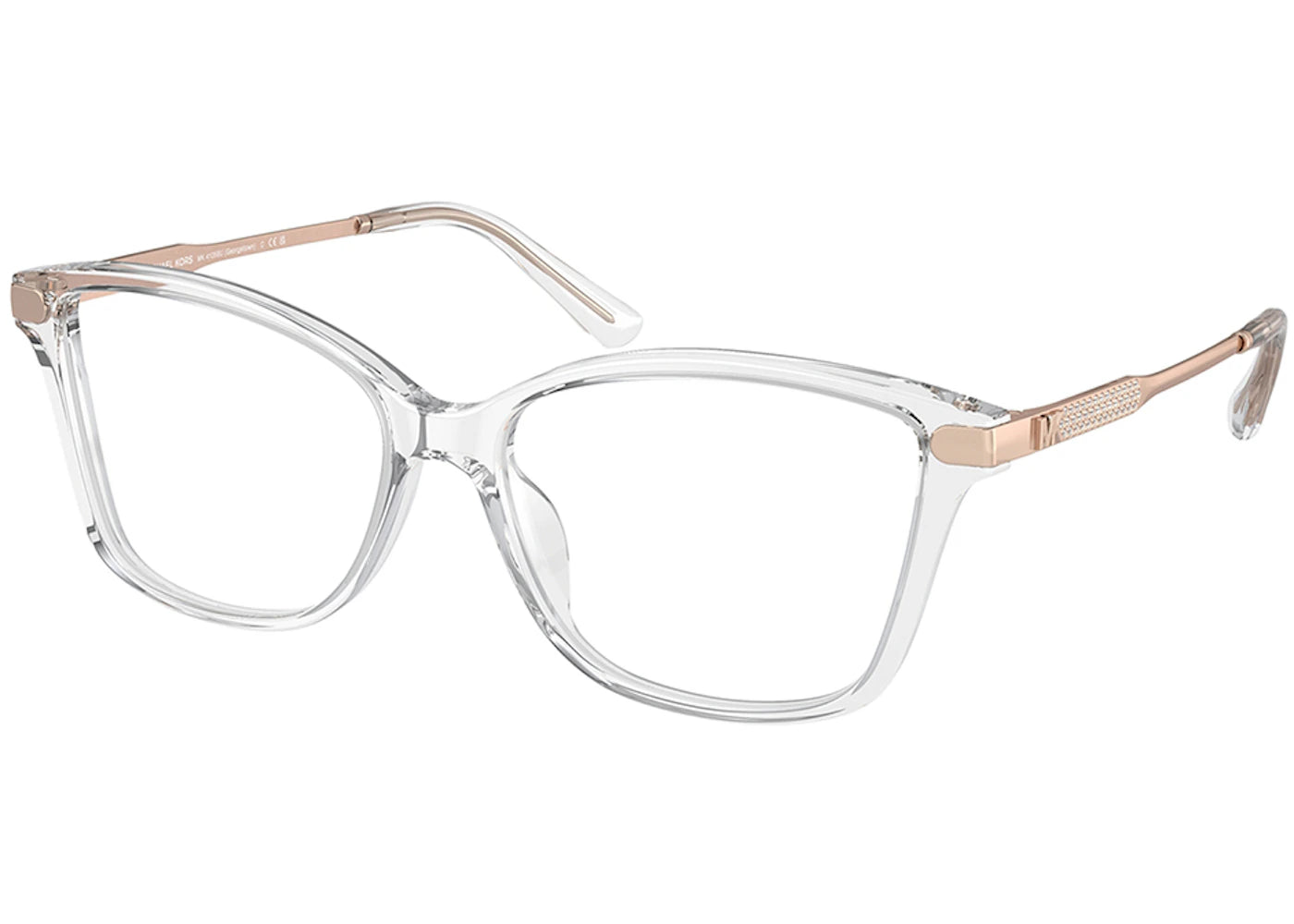 Michael Kors Georgetown Butterly Eyeglasses Transparent Clear (MK_4105BU_3999)