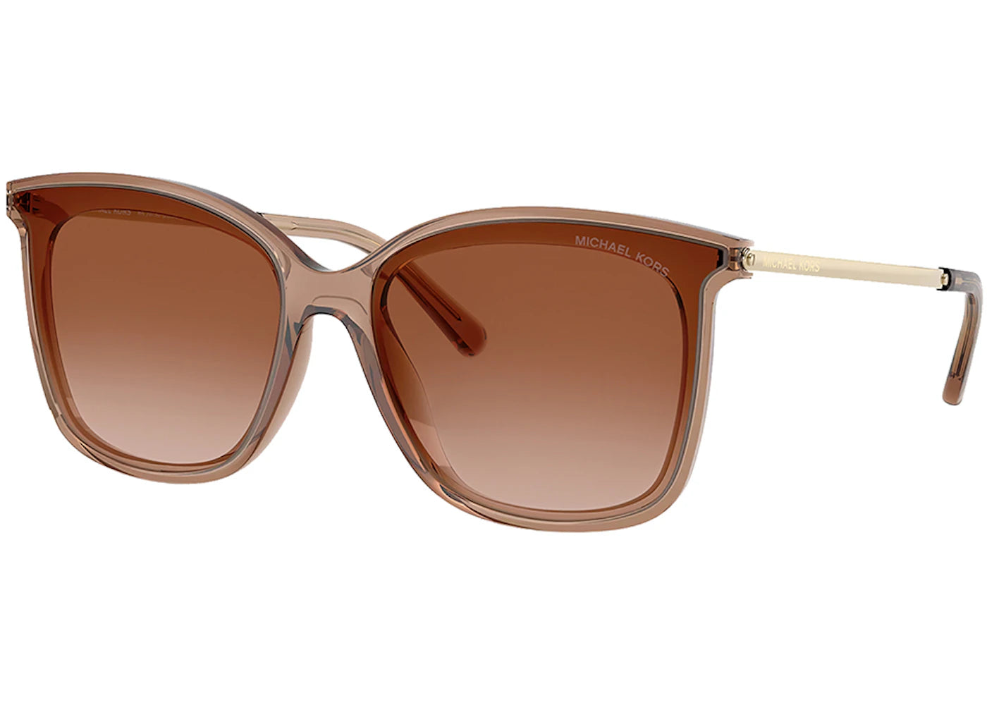 Michael Kors Zermatt Square Sunglasses Brown Transparent (MK_2079U_39383B)