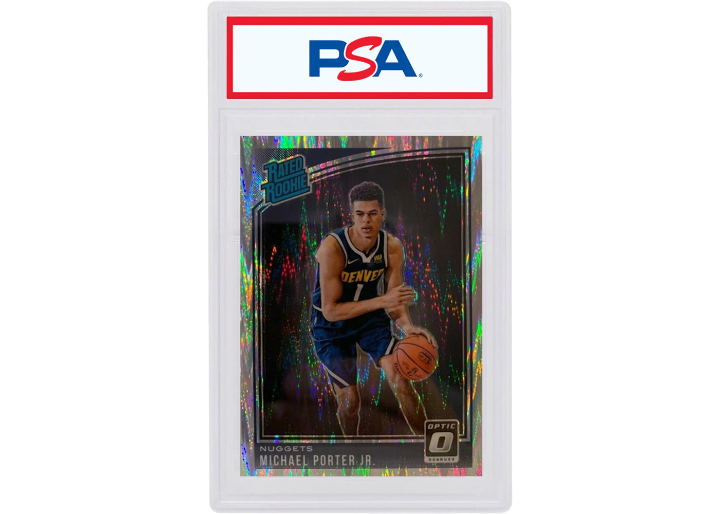 Michael Porter Jr. 2018 Donruss Optic Rookie Shock #182 (PSA or BGS Graded)