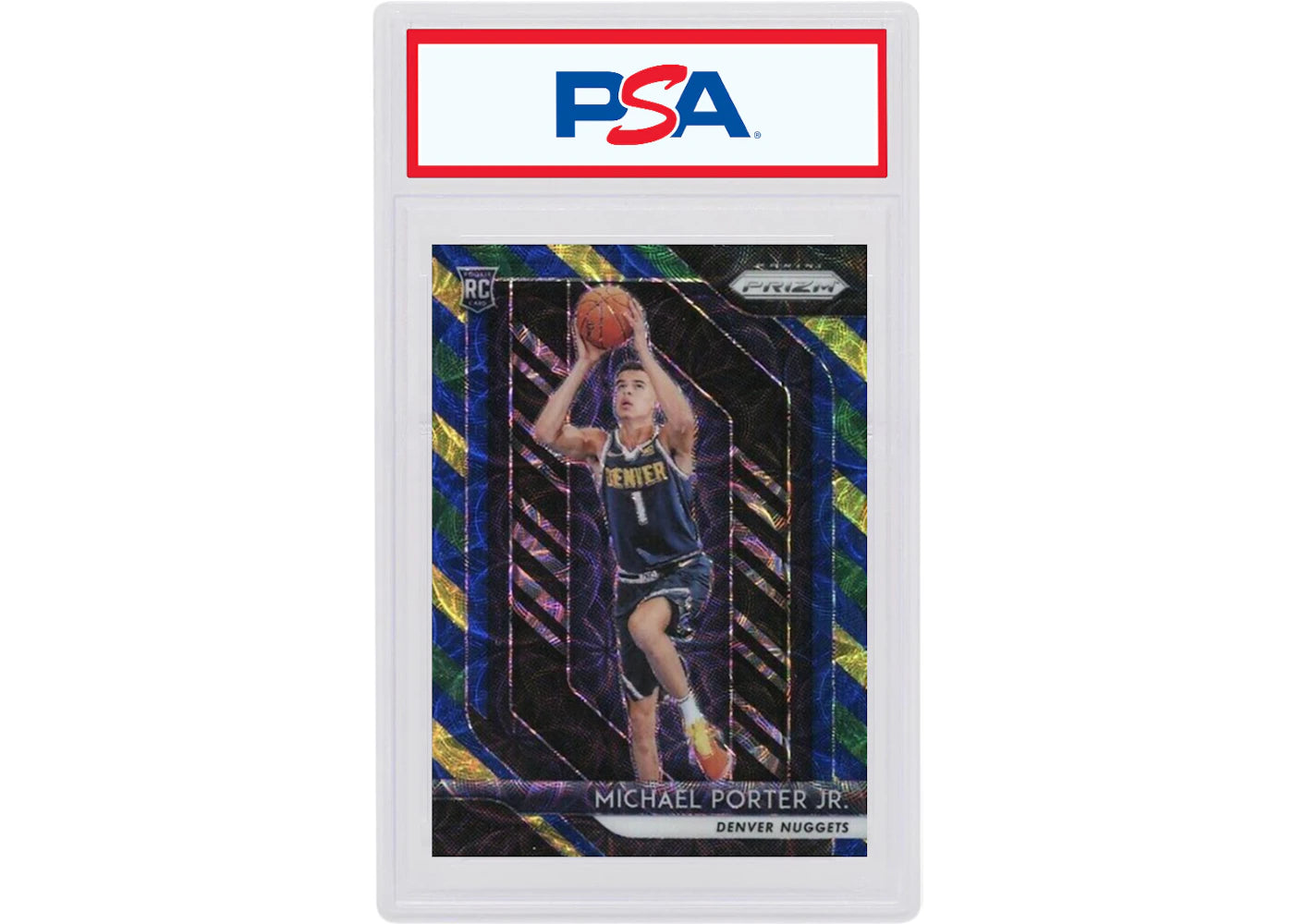 Michael Porter Jr. 2018 Panini Prizm Rookie Choice Blue/Yellow/Green #32 (PSA or BGS Graded)