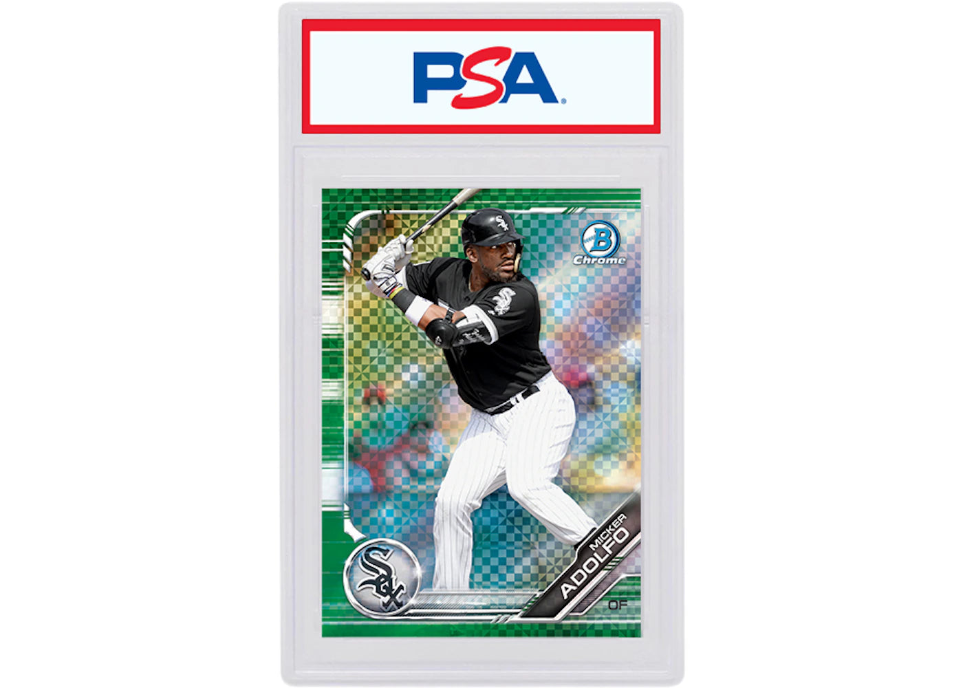 Micker Adolfo 2019 Bowman Chrome X Green X-Fractor /31 BCP-164 (PSA or BGS Graded)