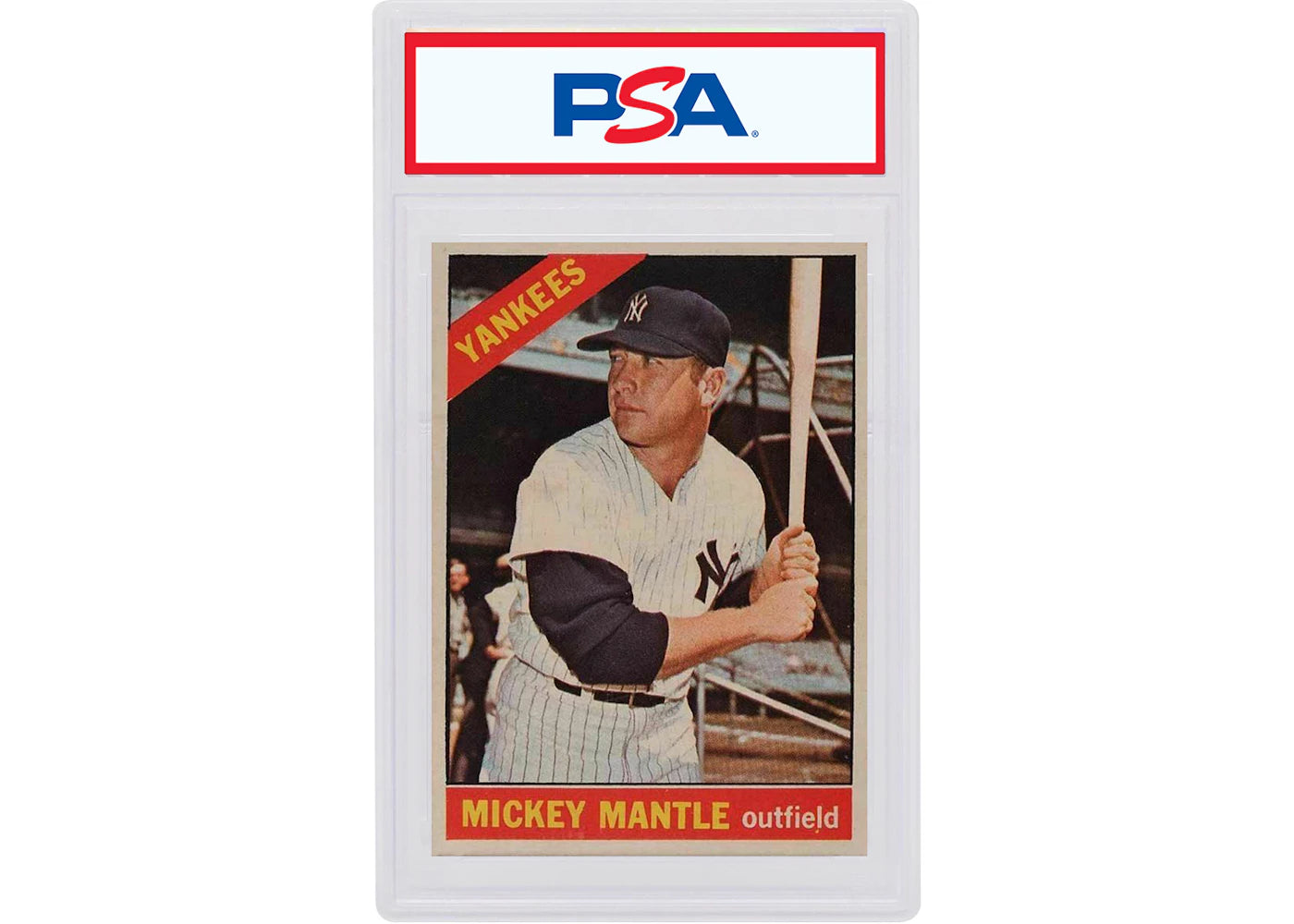 Mickey Mantle 1966 Topps #50 (PSA or BGS Graded)