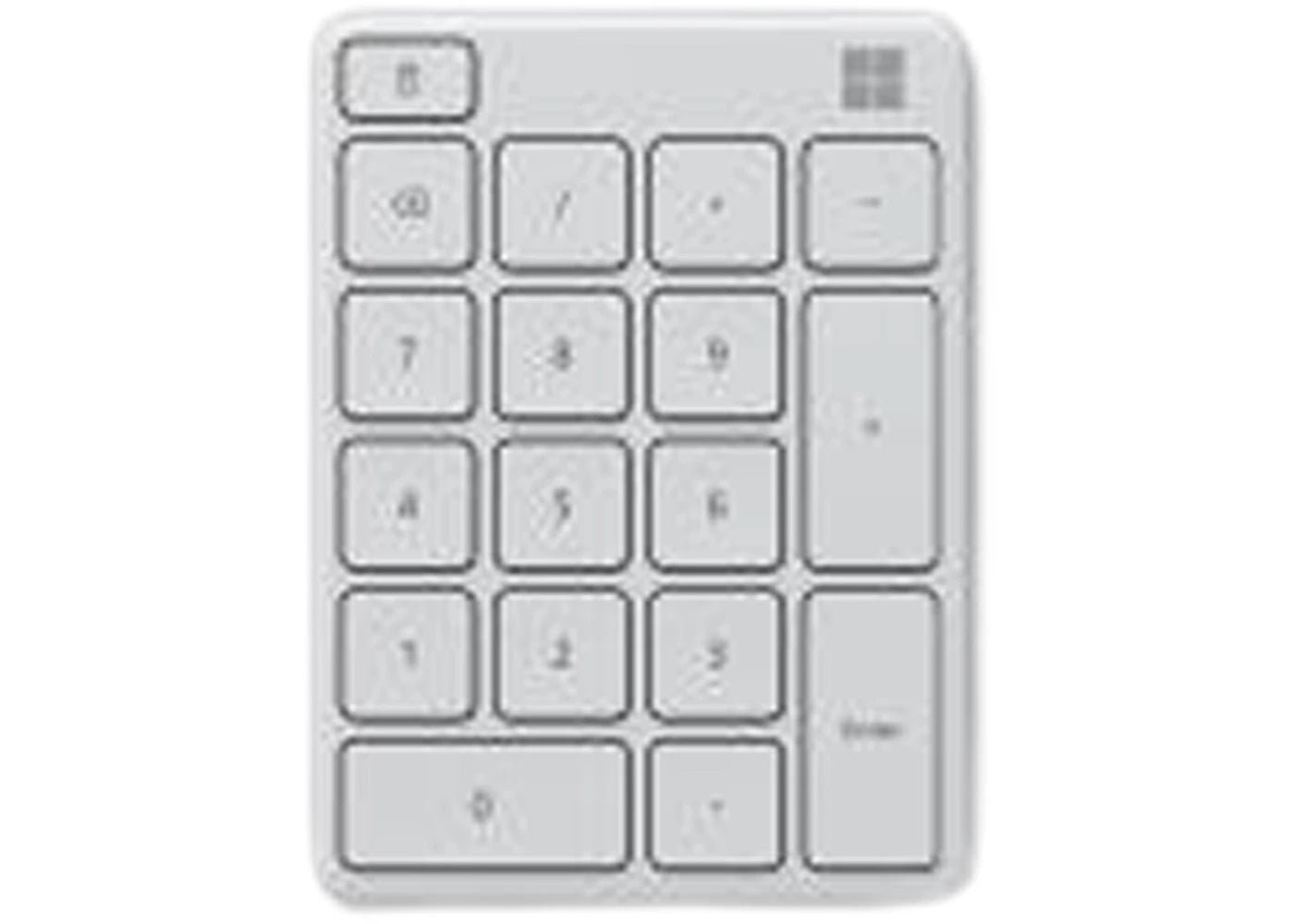 Microsoft Wireless Number Keypad 23O-00032 Glacieer