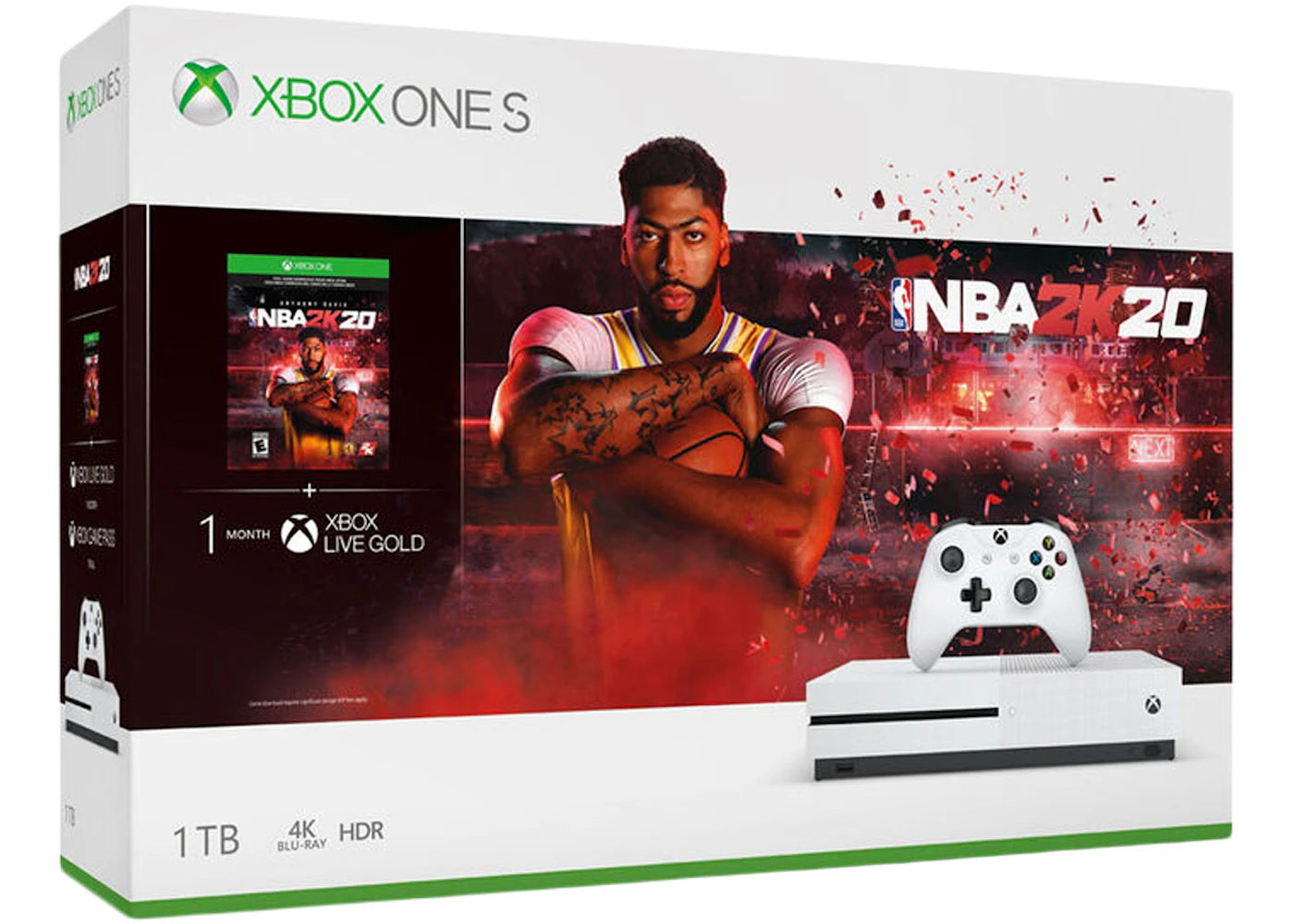 Microsoft Xbox One S 1TB NBA 2K20 Console Bundle 436701