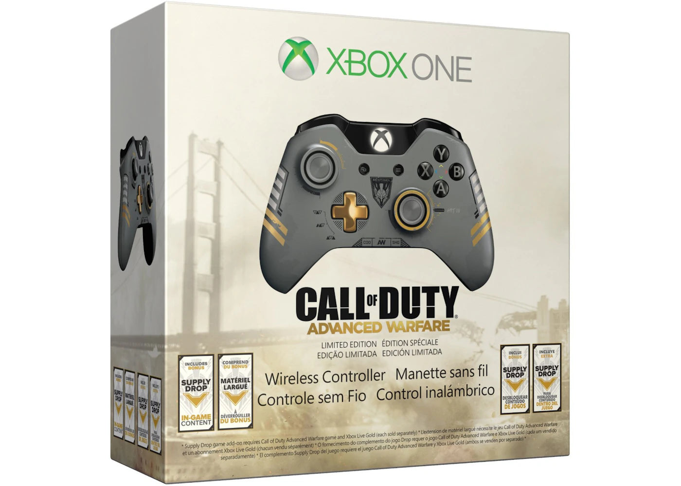 Microsoft Xbox One Wireless Controller Call of Duty: Advanced Warfare Limited Edition J72-00012