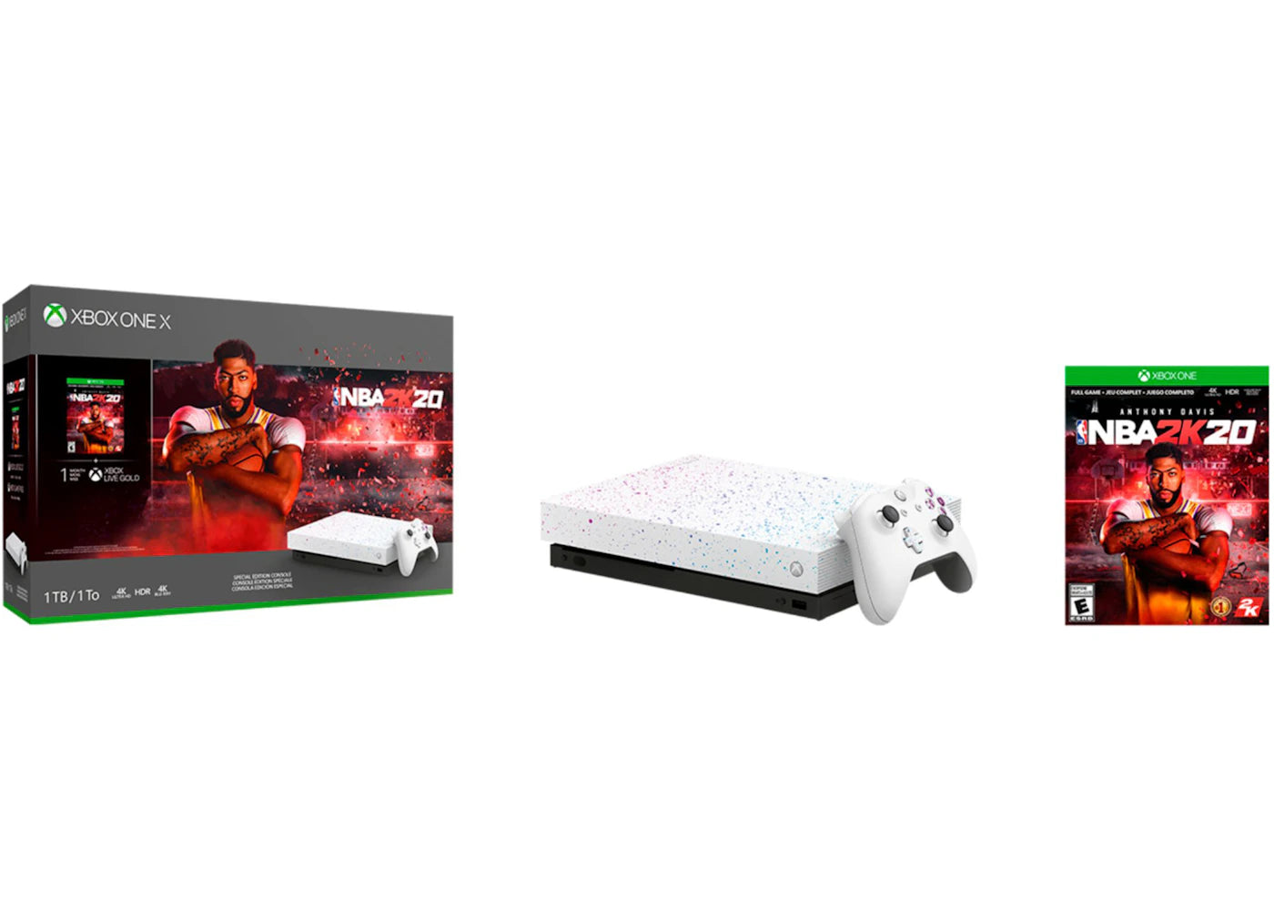Microsoft Xbox One X 1TB NBA2K20 Console (FMP-00153)