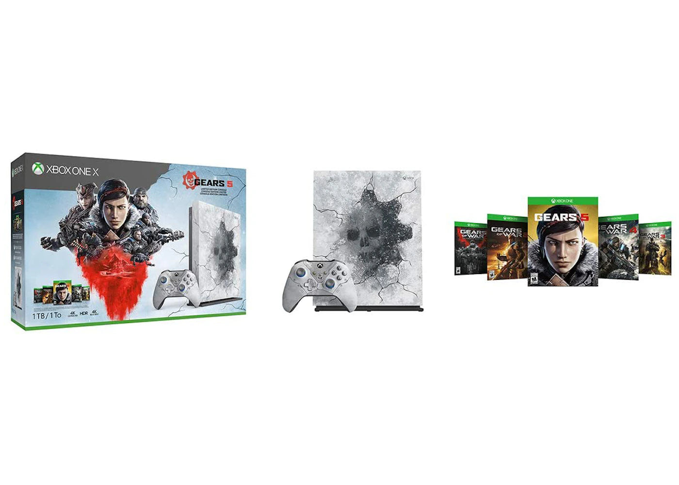 Microsoft Xbox One X 1TB Gears 5 Limited Edition Console Bundle FMP-00130