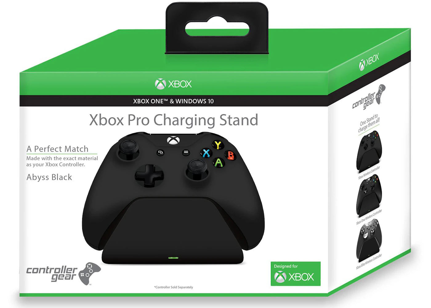 Microsoft Xbox Pro Controller Gear Charging Stand CSXBOX1RN-00ABC Abyss Black