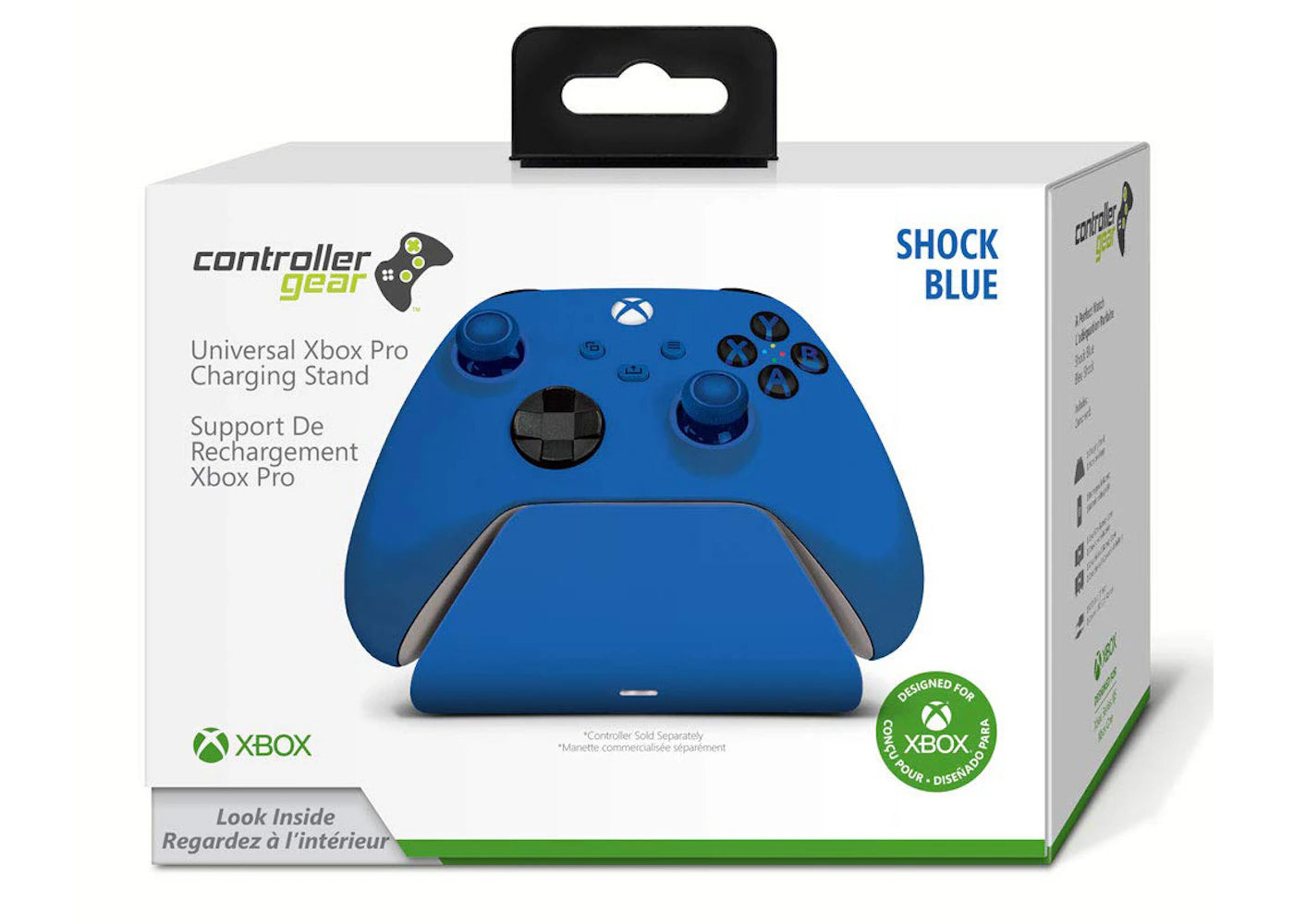 Microsoft Xbox Pro Controller Gear Charging Stand CSXBXXX1R-00PBX Shock Blue