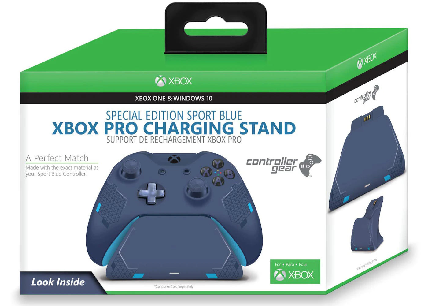Microsoft Xbox Pro Controller Gear Charging Stand CSXXBXXX1R-00SBU Sport Blue