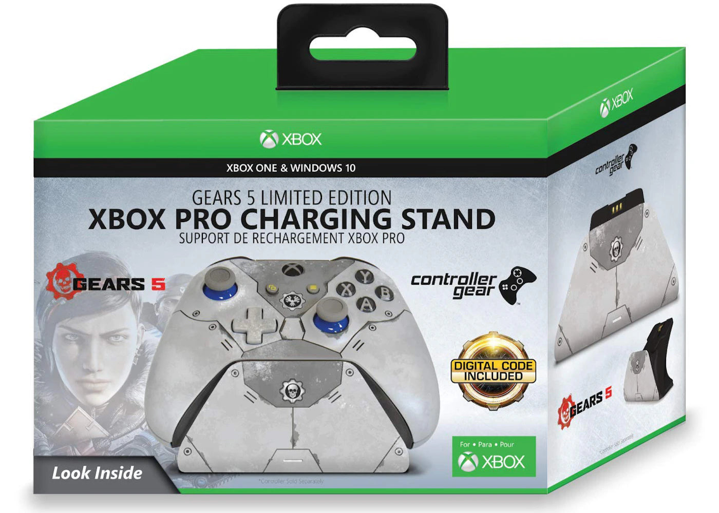 Microsoft Xbox Pro Controller Gear Charging Stand Gears 5 Kait Diaz Limited Edition CSXBTCX1R-00G5A