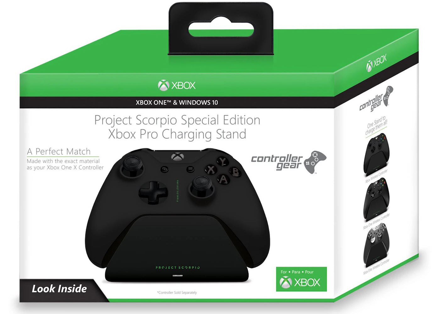 Microsoft Xbox Pro Controller Gear Charging Stand Project Scorpio Special Edition CSXBOX1RN-00PSE