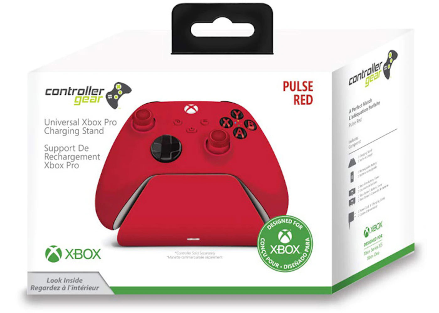 Microsoft Xbox Pro Controller Gear Charging Stand UCXBXXX1R-0RORU Pulse Red