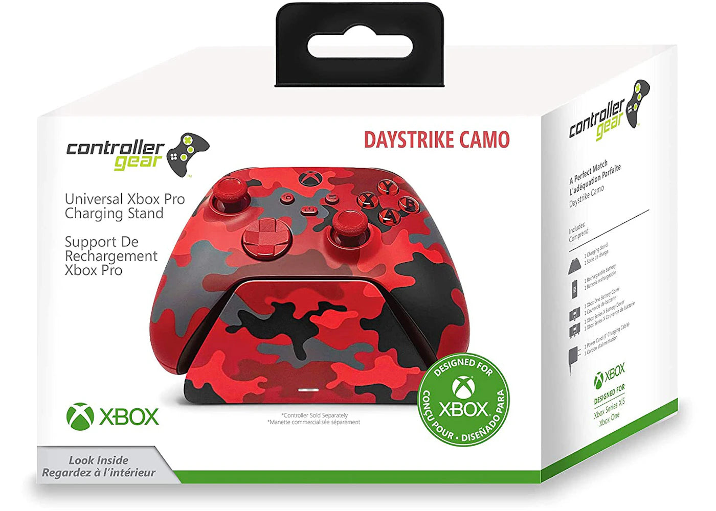 Microsoft Xbox Pro Controller Gear Charging Stand UCXBXXX1R-0RRGR Daystrike Camo