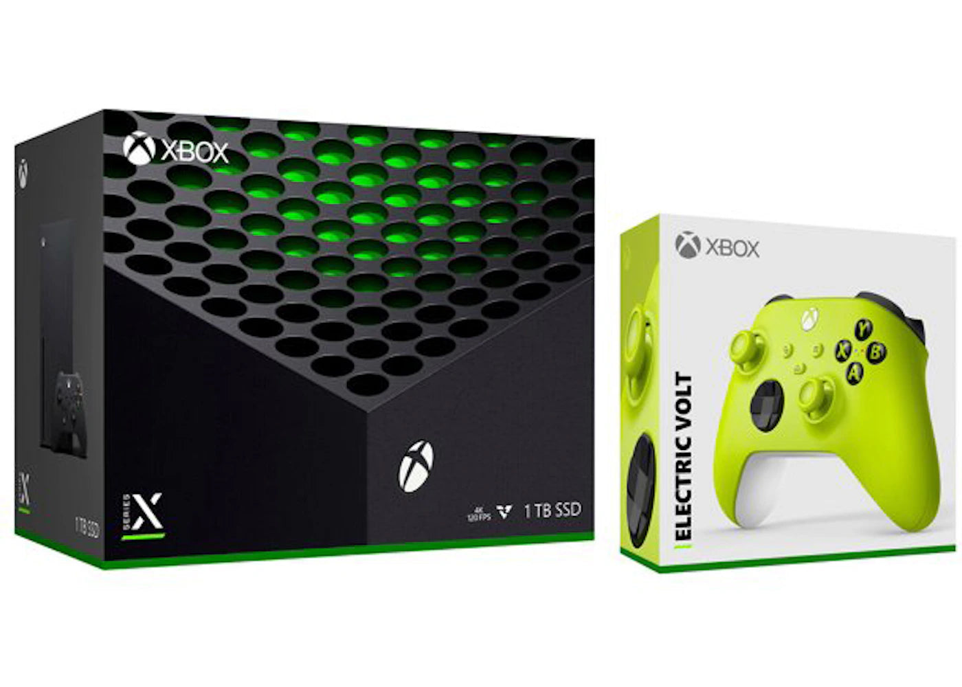 Microsoft Xbox Series X 1TB Console with Extra Electric Volt Controller Bundle RRT-00001-QAU-00021