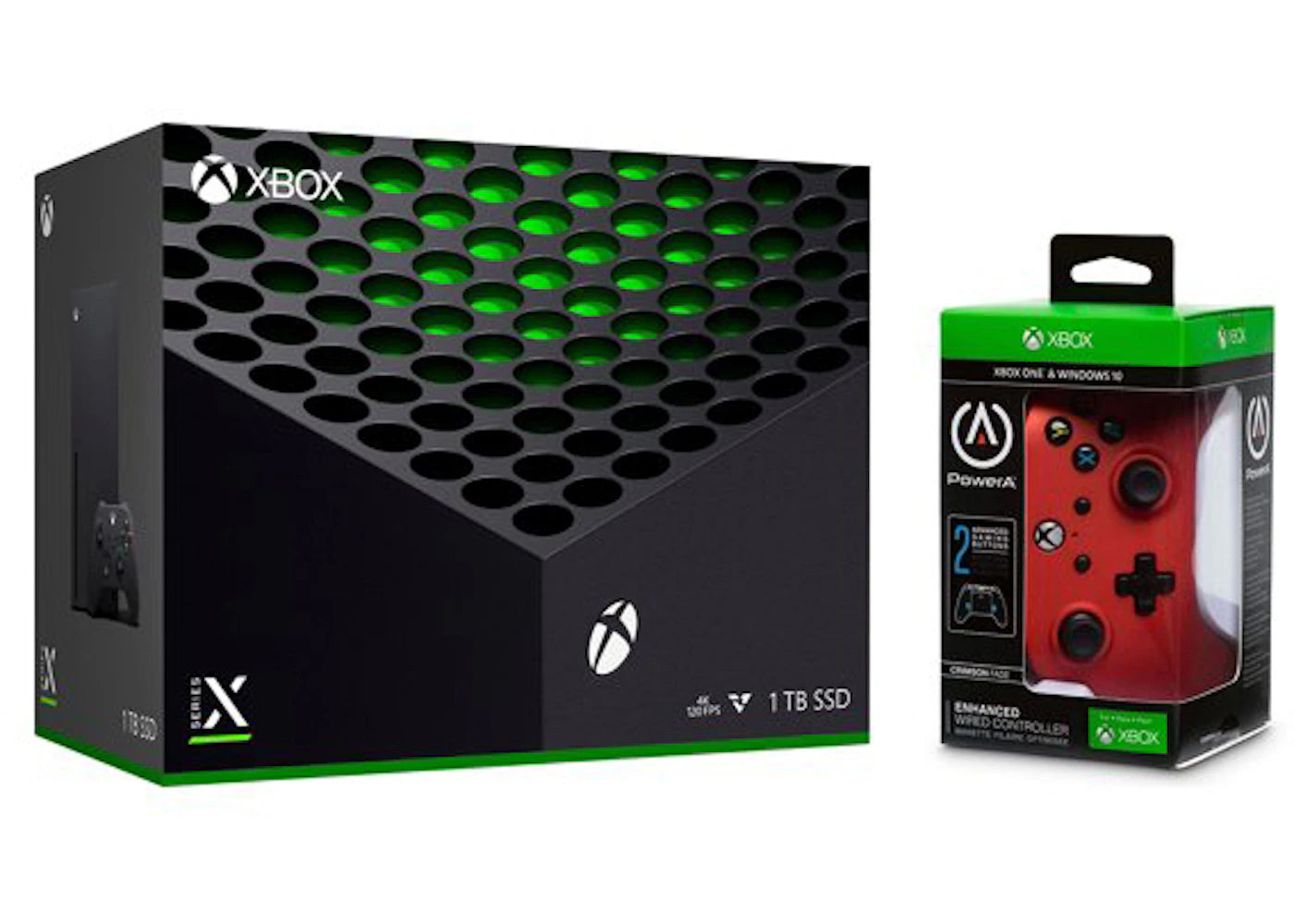 Microsoft Xbox Series X 1TB Console with Extra Pulse Red Controller Bundle RRT-00001-QAU-00011