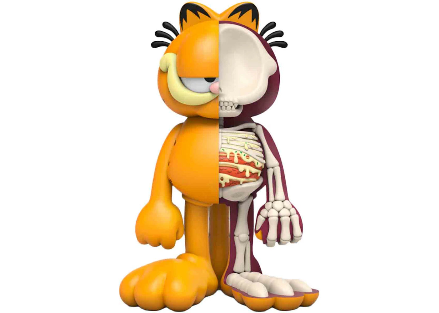 Mighty Jaxx Xxray Garfield Figure Orange